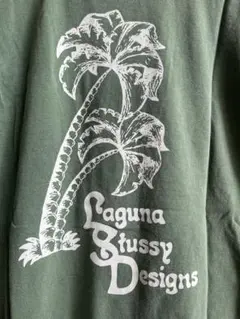 Stussy Laguna Designs Tシャツ 淡いグリーン
