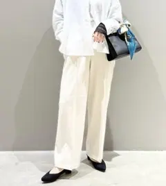 レプシム　ハタラク　7DAYS ストレートパンツ　ワイドパンツ　冬　きれいめ