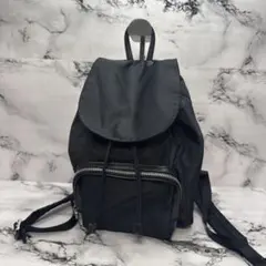 (美品)大人気、アニエスベー、リュック、ミニサイズ、丈夫なナイロン地、人気色、黒のサムネイル
