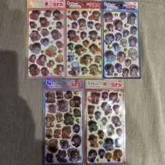 うるちゅるポップシール　名探偵コナン　立体シール　5種セット　うるちゅる