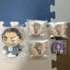 名探偵コナン　セガラッキーくじ　缶バッチ＆ぬいマスコット　ガチャガチャ缶バッチ