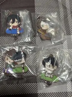 進撃の巨人 キーホルダー 4個 セット 未開封