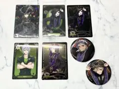 ツイステ マレウス シルバー リリア ウエハースカード ＋ 缶バッジ