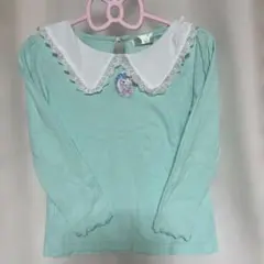 エコネコ 長袖カットソー 130cm ミントグリーン ユニコーン 新品