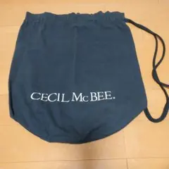 CECI Mc BEE 巾着 ドローストリングバッグ ブラック 平成 Y2Kのサムネイル