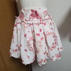 LIZLISA リズリサ ストロベリーボンボン柄スカパン LIZLISA リズリサ ストロベリーボンボン柄スカパン - メルカリ