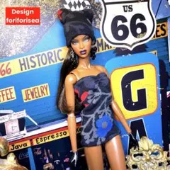 BLACKフローラルニットワンピ★帽子、ピアス★★★