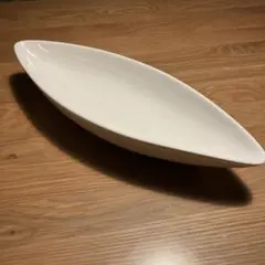 ホワイト 楕円形 盛り付け用プレート