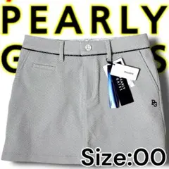 定価28,600円 00 パーリーゲイツ 抗菌シワ防止 ミニスカート グレー