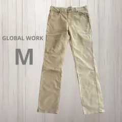 GLOBAL WORK◇◆チノパン ベージュ カジュアル 定番 Ⅿサイズ