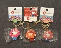 サンリオ ミャクミャク キーホルダー キティ 推しカラー パステル クリア 万博