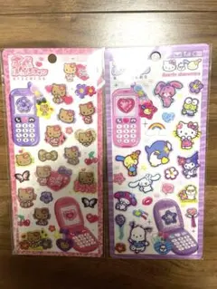 正規品⭐︎平成はっぴーフォンシール　サンリオ キャラクター 日焼けキティ