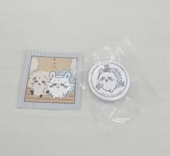 ちいかわ くら寿司 缶バッジ わっふれーむ モモンガ ラッコ