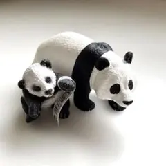 【新品】Schleich シュライヒ パンダ親子フィギュアセット