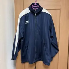 PUMA ネイビー ストライプジャケット【上下セット 】
