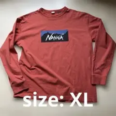NANGA ナンガ エコハイブリッド 長袖 ロングスリーブ レッド XL