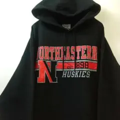 Champion チャンピオン パーカー XL カレッジロゴ ノースイースタン