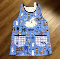 ♥新品♥ MOOMIN ムーミン 総柄 エプロン M-Lサイズ 保育士 介護士のサムネイル