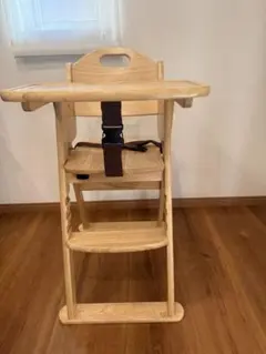 KATOJI 木製ベビーチェア テーブル付き ハイチェア