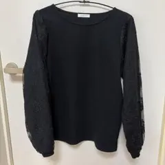 ハニーズ レース ブラウス ブラック M