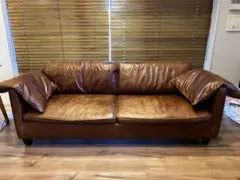 希少ACTUS five by five LETTE 3人掛け アニリンレザー 希少ACTUS five by five LETTE 3人掛け アニリンレザー 希少