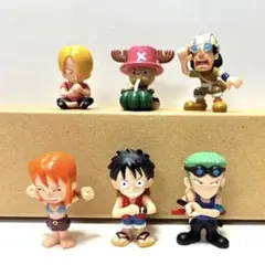 ワンピース　ミニフィギュア　6点セット