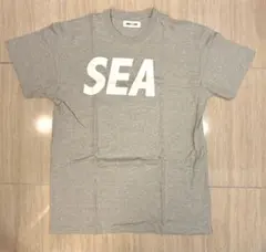 ⁠【美品/着用1-2回】ウィンダンシー ビッグロゴ Tシャツ グレー L SEAのサムネイル