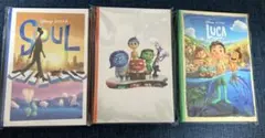 Pixar ハッピーくじ　ポストカードブック 3冊セット