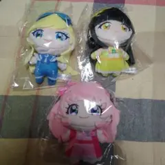 ひみつのアイプリ ボイスぬいぐるみ 星川みつき　青空ひまり 鈴風つむぎセット