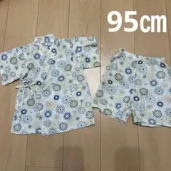 甚平　95㎝　花火　お祭り　浴衣　男の子　綿100