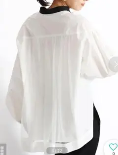 ☆新品タグ付き☆24SS La TOTALITE ギャザー ネック ブルゾン 黒