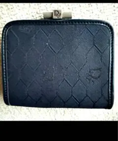 Christian Dior コインケース がま口 トロッター柄ヴィンテージ