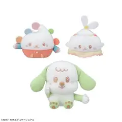 NHKいないいないばあっ！ワンワン&ぽぅぽ&まぁるの　マスコット～パステルカラー