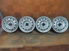 C29　Weds キャロウィン　14×5J スチールホイール　4本　小傷有り