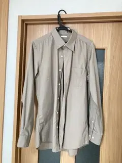 長袖シャツ ベージュ Lサイズのサムネイル