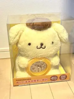 サンリオコラボ30周年ポムポムプリン ぬいぐるみ目覚まし時計 - メルカリ