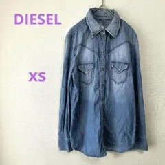 DIESEL 【xs】ディーゼルデニムシャツ カジュアル　シンプル　古着