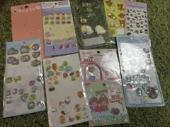 おすそ分けと未開封　ボンボンドロップシール　おはじきシール　きゅるるんシール　等