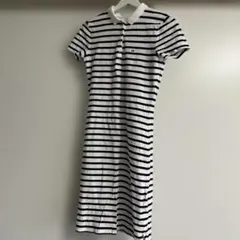 TOMMY HILFIGER ストライプ ミニワンピース S