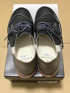 lanvin en bleu 086176 カジュアルシューズ ブラック/グレー