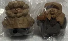 たかはたまさお 木彫り風 FIGURE COLLECTION 2点セット