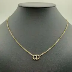 美品 Christian Dior ネックレス ラインストーン petit