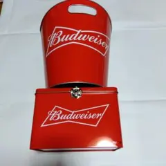 Budweiser バドワイザー プラスチックケース 2個セット - メルカリ