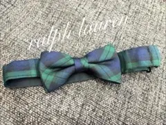 希少　フォーマル　ラルフローレン　キッズチェック蝶ネクタイ　子供　入園　入学