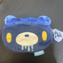 初音ミク×グルーミー ふわふわFACEポーチ KAITO