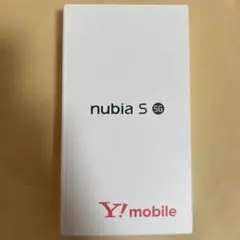 【新品・未使用】nubia S 5G ホワイト 本体 Y!mobile