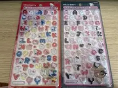【正規品】サンリオ文字ボンボンドロップシール ハローキティ　2種類