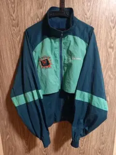 Perushu ペルーシュ レトロ刺繍ナイロンブルゾン Mサイズ　⑩