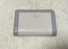 新品未使用♠️ kate spade 二つ折り財布 グレー