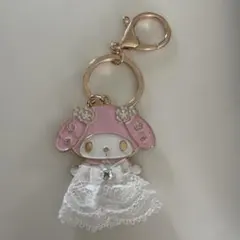 【新品未使用】レディマイメロディ シークレットキーホルダー レース
